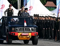 Presiden Prabowo Pimpin Upacara Peringatan HUT Bhayangkara ke-79